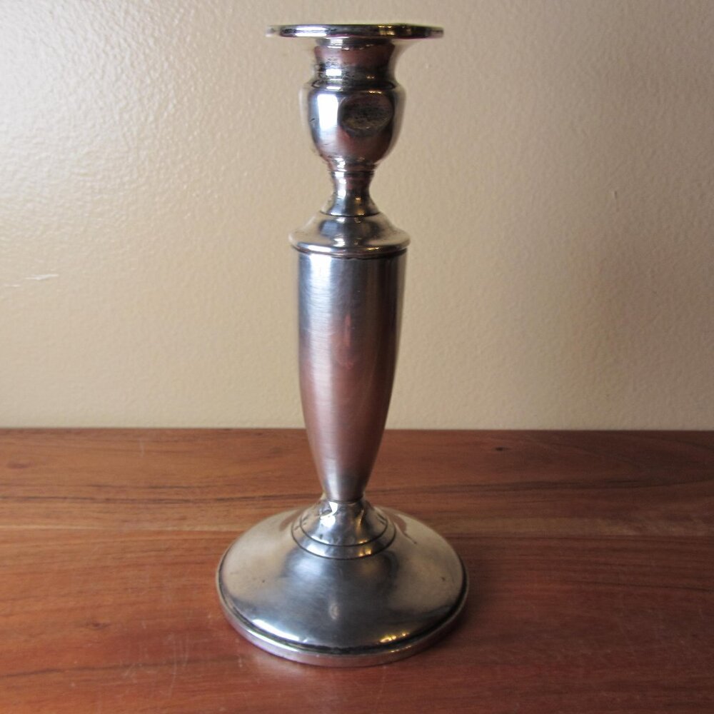 vintage Towle sterling silver 035 weighted reinforced candlestick holder (H277)
